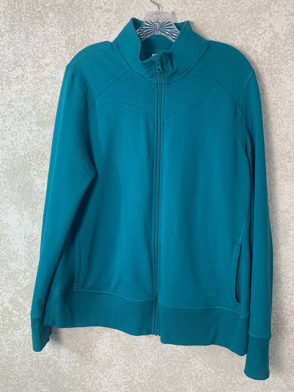 Athletic Works Teal Full-Zip Bomber Jacket